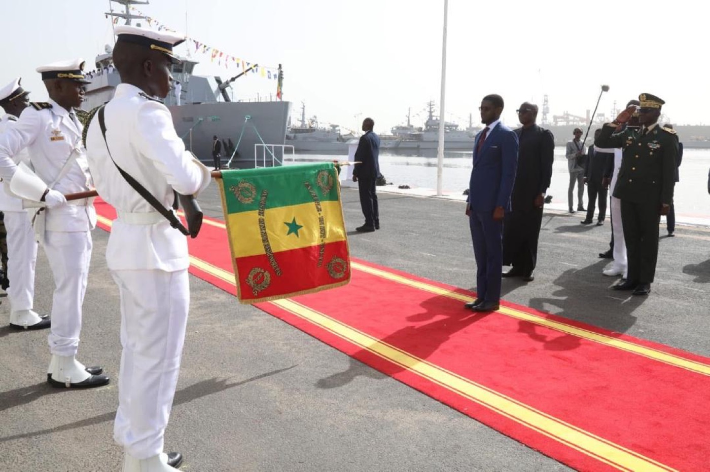 Le Président Bassirou Diomaye Faye lors de la cérémonie de baptême