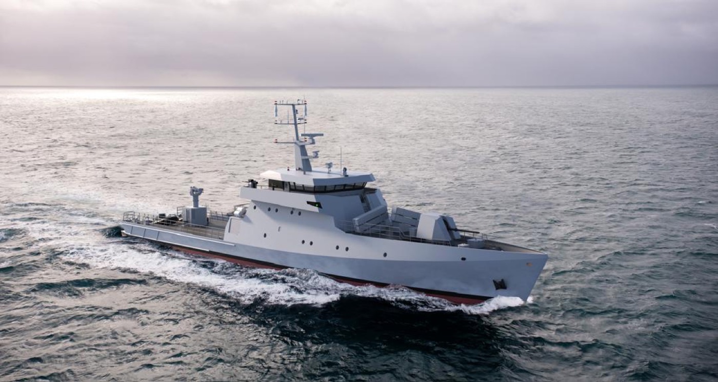 Le patrouilleur de haute mer en navigation