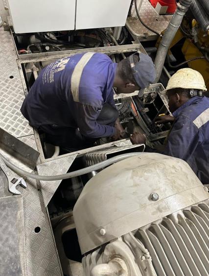 Démontage et remplacement du circuit de ligne d’arbre