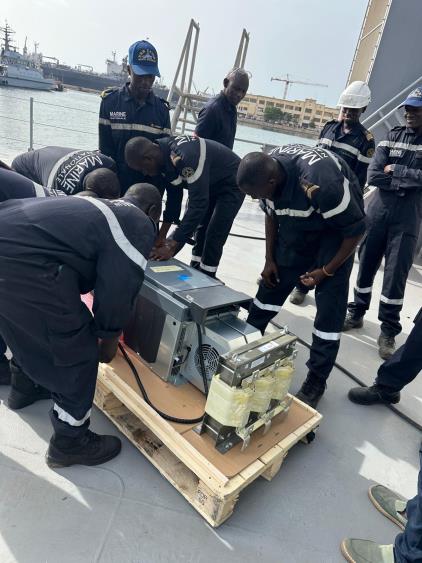 Suite des travaux de remplacement des lignes d’arbre des OPV58S