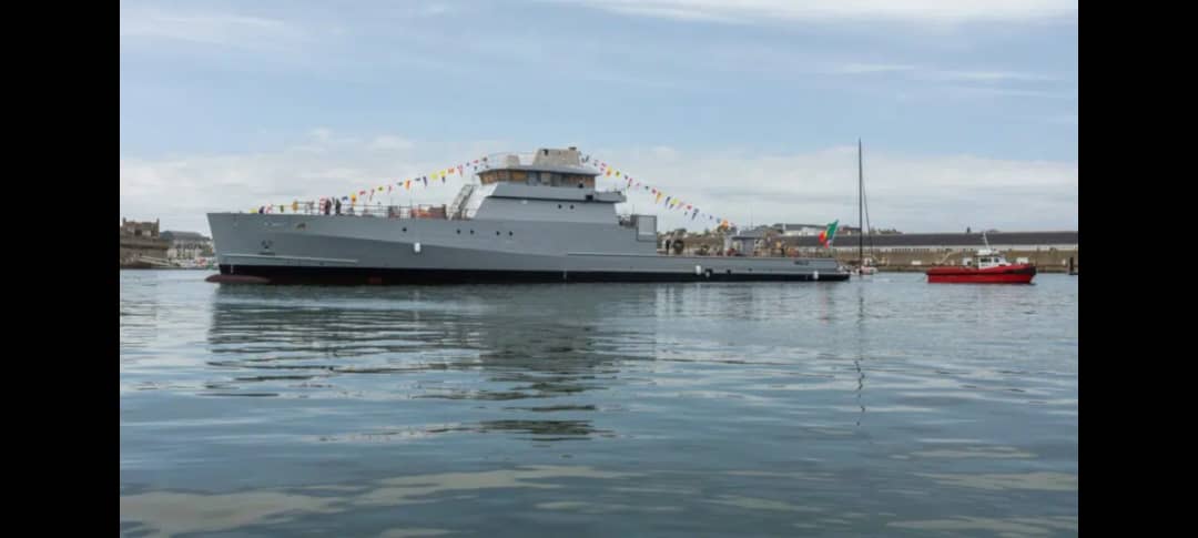 Le patrouilleur Walo lors d'un essai au port