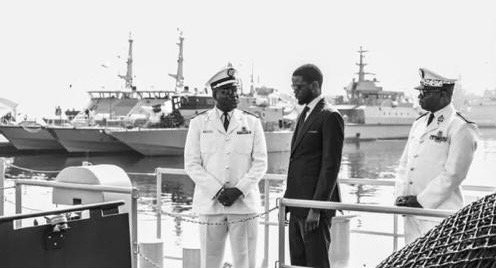 Navire en construction au chantier naval Piriou Ngom Sénégal